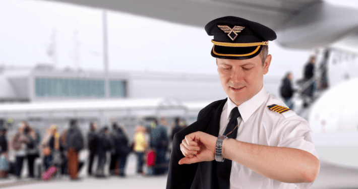 a typical airline pilot roster and schedule